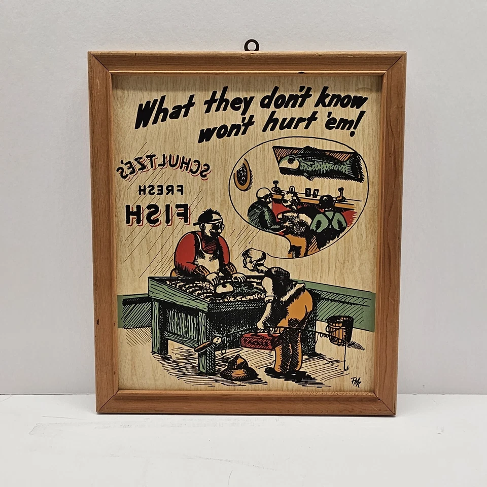 Impresión enmarcada de pescadores Whitehall Metal Studios "Lo que no saben no" Foto 2 de 4