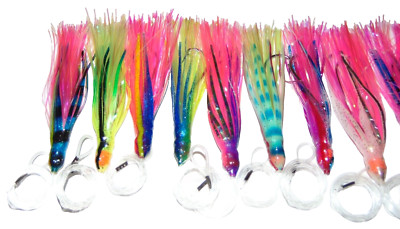5 Pack Offshore Sea Fishing Trolling Lures Mahi,ONO,Tuna,Wahoo Bait Striker Lot