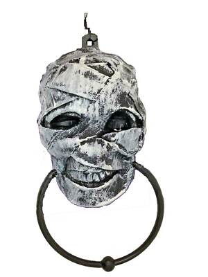 Gothic Zombie-MUMMY DOOR KNOCKER TOWEL RING-Haunted House Horror Prop Decoration