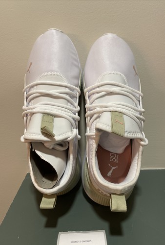 Puma Women's Pacer Future Allure Summer White/Green Shoes Size 8 - Picture 6 of 6