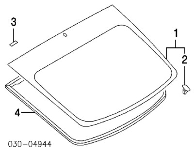 NISSAN Genuine OEM MOULDING BRIDGING BACK DOOR Z33 350Z 90352