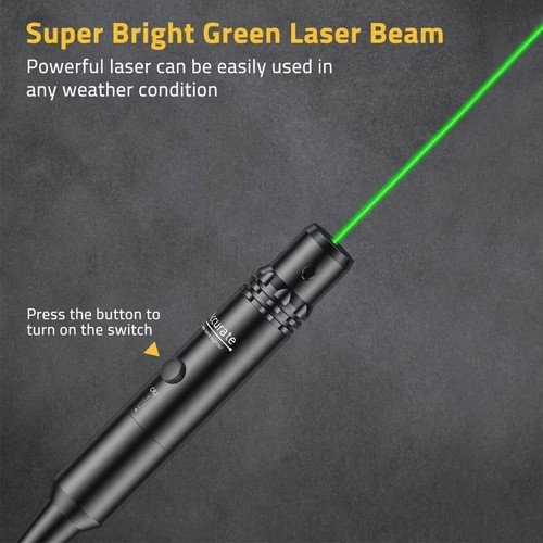 Upgraded Green Laser Bore Sight Kit Professional Bore Sighter Fits 0.17 to 12GA - Picture 5 of 12