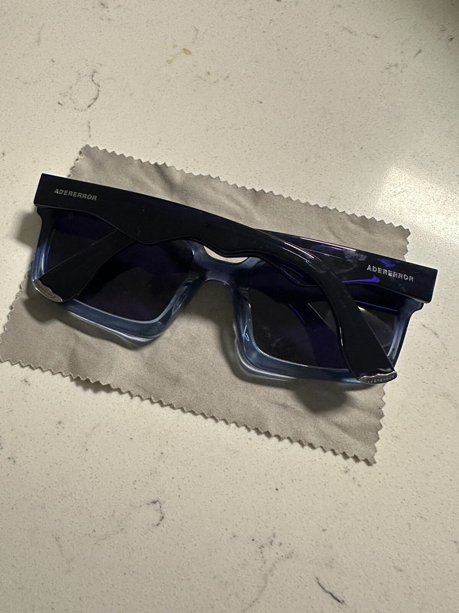Ader Error X Zara Unisex Sunglasses Blue | eBay
