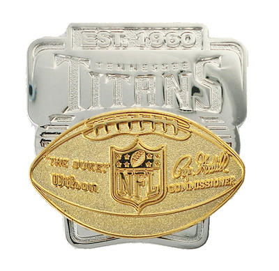 Tennessee Titans Year Established NFL Commissioner's Golden Football Pin