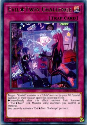 Evil Twin Challenge GEIM-EN021 Yu-Gi-Oh! Card Mint 1st Edition 