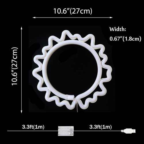 USB/Battery LED Neon Sign Lights Xmas Wedding Party Kids Room Night Lamp UK - Picture 46 of 132