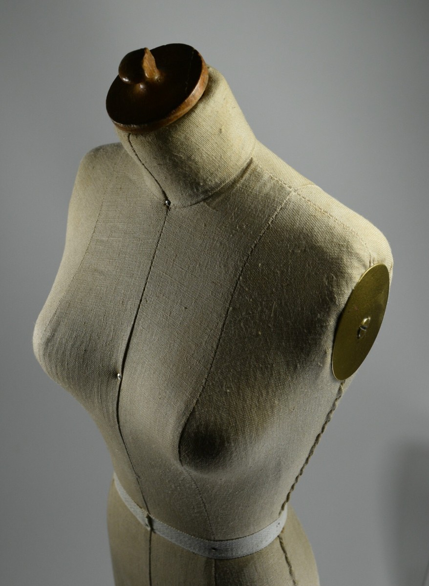 Vintage Dress Form Miniature Half Scale Siegel & Stockman Paris