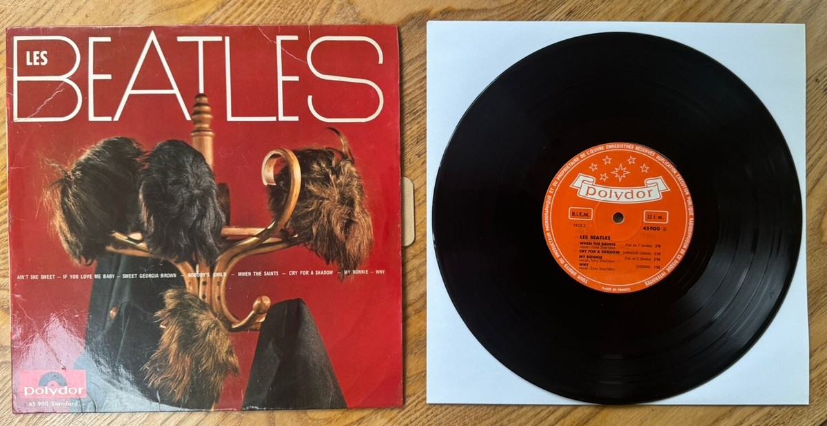 フランス盤 Polydor 45900 BEATLES LES BEATLES 33 FRENCH 10” LP THE BEATLES POLYDOR 45900 THE WIGS | eBay
