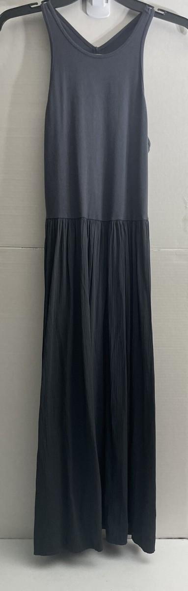 grey flowy maxi dress Women's Pleated Halter Neck Maxi Dress Sleeveless Cutout Flowy Elegant  Evening Dress Gray M