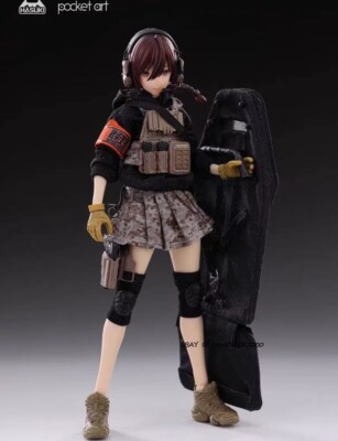 HASUKI pocket art 1/12 フィギュア セット ※説明必読 Hasuki Pocket Art Uzukirei PA.004 1/12 Scale Action Figure Model