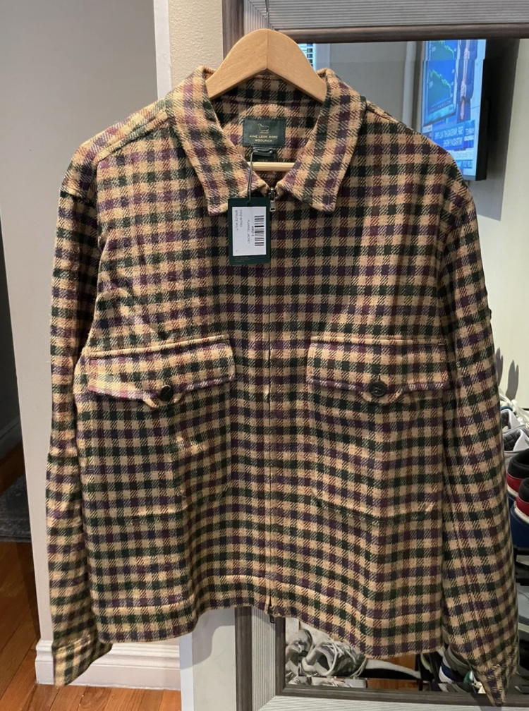 Aime Leon Dore x Woolrich Wool Flannel Overshirt Woolen Mills