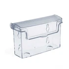 OUTDOOR BUSINESS CARD HOLDERS CLEAR PLASTIC WATERPROOF WALL DISPLAY STAND