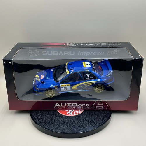 AUTOart 1/18 Subaru Impreza WRC 1999 Rally Monte Carlo #5 Burns Reid JDM 89992 - Picture 1 of 19