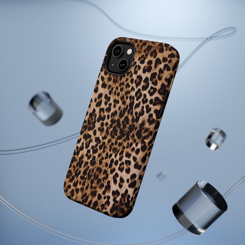 Funda resistente magnética con estampado de leopardo, cubierta de teléfono con estampado de animales, tecnología elegante - Imagen 106 de 161