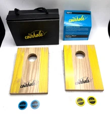 Tabletop Coinhole Cornhole Game Coin Toss Small Hasbro Complete
