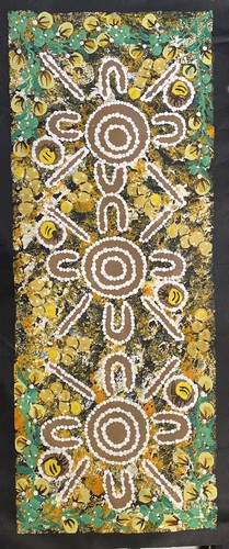 Dot Painting Australia Aboriginal Art Outback Emu Kangaroo Boomerang Dingo - Picture 5 of 7