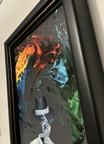 ORIGINS OF DISCIPLINE / KRE8 Vigil /FRAMED / SIGNED / LICENSED/ PARK WEST - Picture 13 of 14