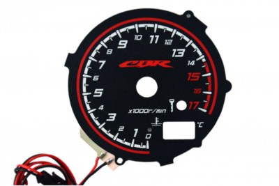 Honda CBR 600 F4i ('01-'06) glow gauge plasma dials tachoscheibe glow shift indi