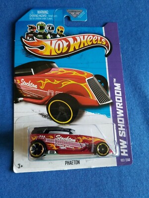 2013 Hot Wheels PHAETON Red 182/250 GREAT CARD American Turbo STOCKTON  GUITARS