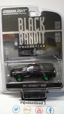 Greenlight  Black Bandit 2021 Chevrolet Tahoe Chase Green Wheels (NG75)