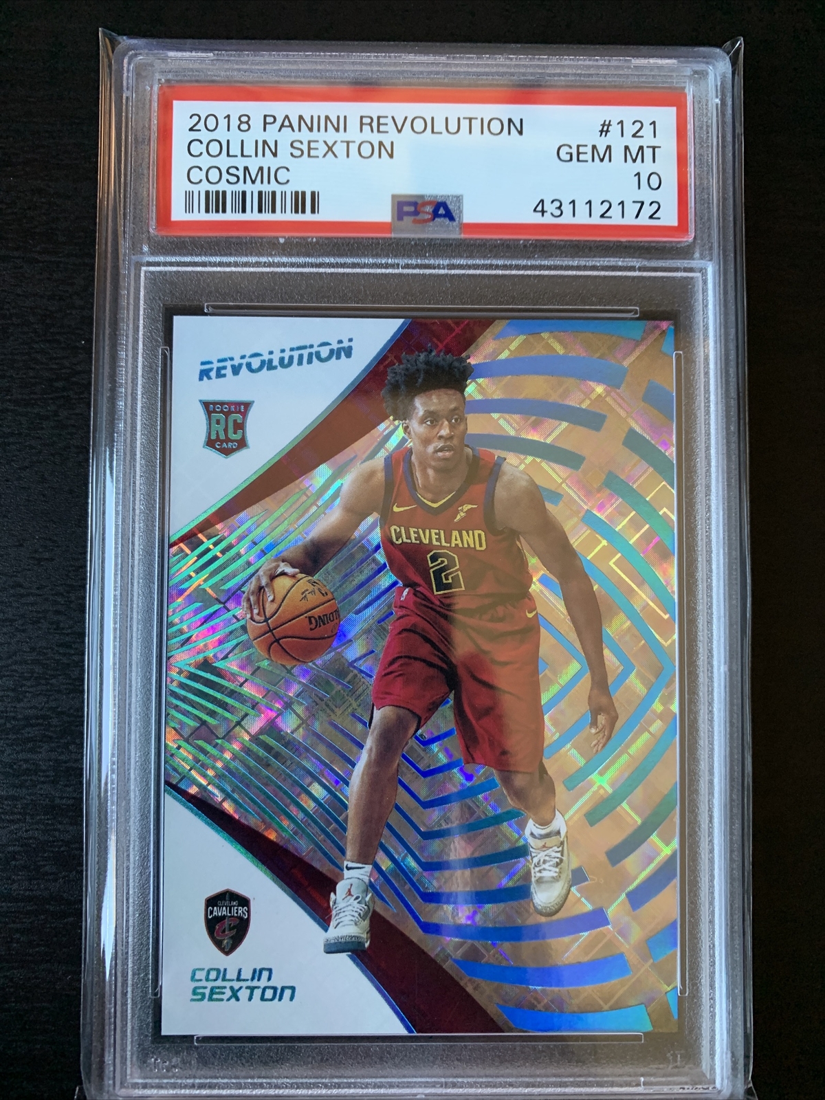 2018 Panini Revolution Cosmic /100 Collin Sexton ROOKIE RC #121 PSA 10 GEM MINT