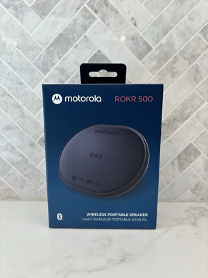 Motorola Wireless Portable Bluetooth Speaker Built-in Charging Pad & Voice Call