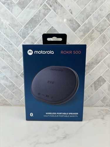 Motorola Wireless Portable Bluetooth Speaker Built-in Charging Pad & Voice Call