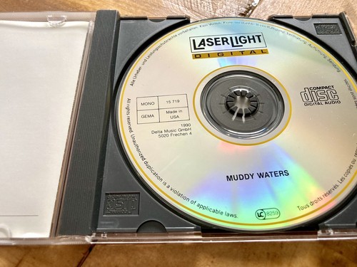 MUDDY WATERS: BLUES ANTHOLOGY COMPILATION 1990 CD LASERLIGHT DIGITAL DELTA NM - Picture 2 of 3