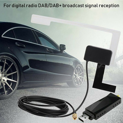 DAB Antenne DAB+ Aktiv Empfänger für Autoradio Android Head Unit USB Auto Kfz - Picture 5 of 8