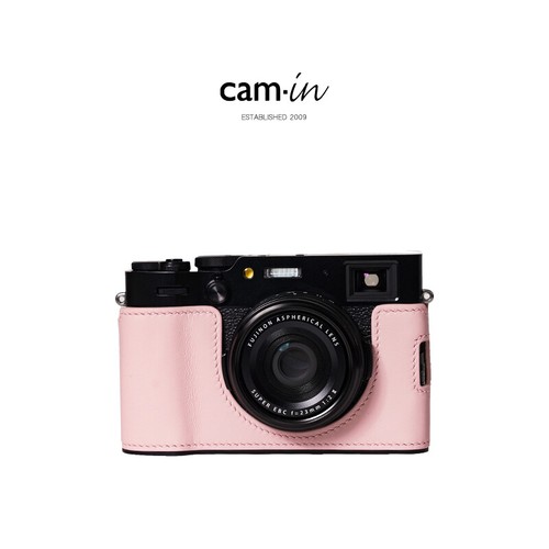 Medio estuche de cuero para cámara Fujifilm X100vi con asa - Imagen 53 de 56