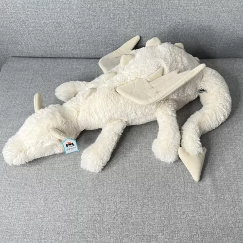Jellycat SNOW DRAGON Soft Plush Toy - Picture 5 of 5