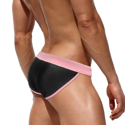 Costume da bagno uomo sexy slip spiaggia bikini moda costume da bagno gay tronchetti - Foto 2 di 22
