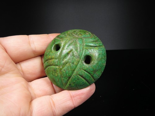 China,alte Jade,Hongshan Kultur,Sammlerstücke,Türkis,selten Choi,Anhänger B(628) - Bild 4 von 6