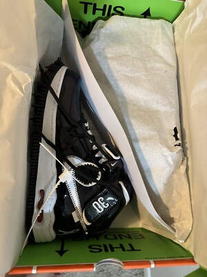 Size 7- Nike Off-White x Air Force 1 SP Leather Mid Sheed