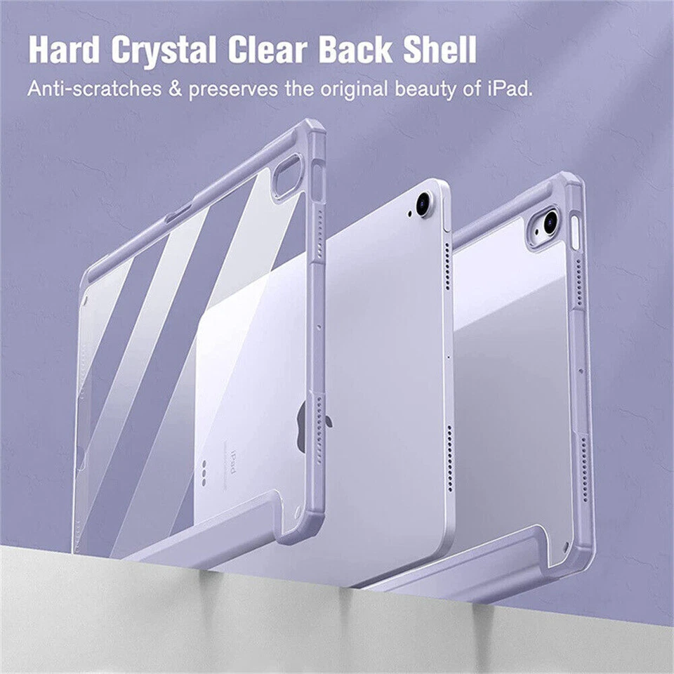 Transparent iPad case with Pencil Holder - Slim Fit - Smart Cover - Image 3 of 4