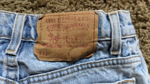 Vintage Levi’s 512 Women’s Slim Fit Tapered Leg Jeans Size 3 Distressed 90's USA - Picture 12 of 16