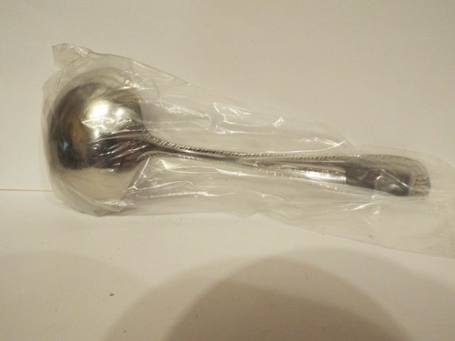 Discontinued Reed & Barton DOMAIN 18/10 Stainless Flatware Gravy Ladle New - Picture 2 of 5