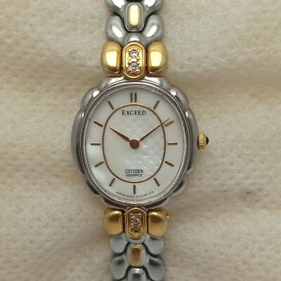 Exceed Citizen 4422-E41626 Quartz Two-Tone Vintage Women s Watch ALM266SMB3