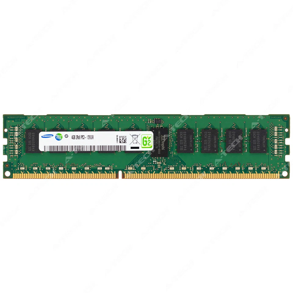 Memoria RAM de servidor registrada Samsung 4 GB 2Rx8 PC3-12800R RDIMM DDR3 1600 ECC REG
