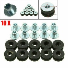 10x Motorcycle Parts Fairing Panel Rubber Grommet Bolt Shockproof Relief Cushion