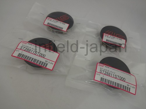 Genuine Subaru IMPREZA LEGACY FORESTER STi Wheel Center Cap ST28811ST000 x4 F/S - Picture 3 of 4