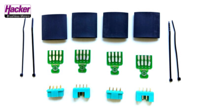 Voltmaster - Servosteckverbinder 8-polig, Stecker & Buchse mit Platine & Zubehör