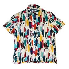 Tommy Hilfiger Jeans Men's Skateboard Print Soft Touch Short Sleeve Causal Shirt