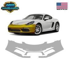Precut Paint Protection Film Ppf For 2017-2024 Cayman Boxster Front Bumper