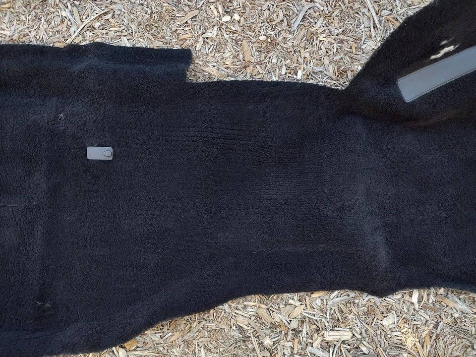 Chevrolet Corvette C4 1991-1996 alfombra lateral del conductor piso negro 10273775 Foto 3 de 4