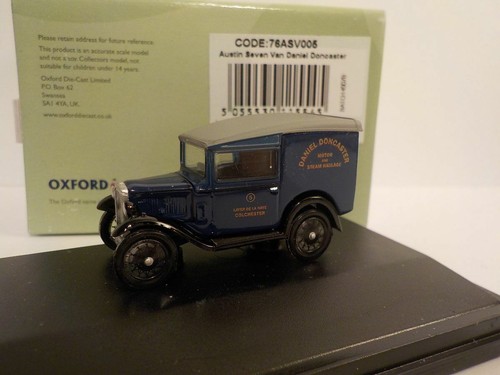 Model Cars. Austin Seven Van, - Daniel Doncaster, Oxford Diecast 1/76 New Gift - 第 1/1 張圖片