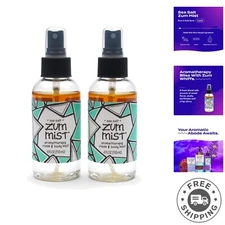 Refresh Your Space with Zum Mist Sea Salt Room and Body Spray - 4 oz Pack of 2