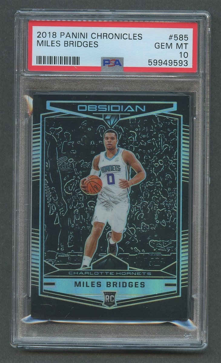 2018-19 Obsidian Chronicles Preview MILES BRIDGES RC #585 PSA 10 