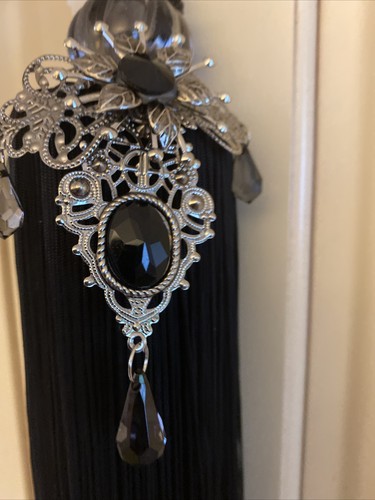 Katherine's Collection Retired Long Beaded Black Tassel 34” Long - Picture 5 of 7
