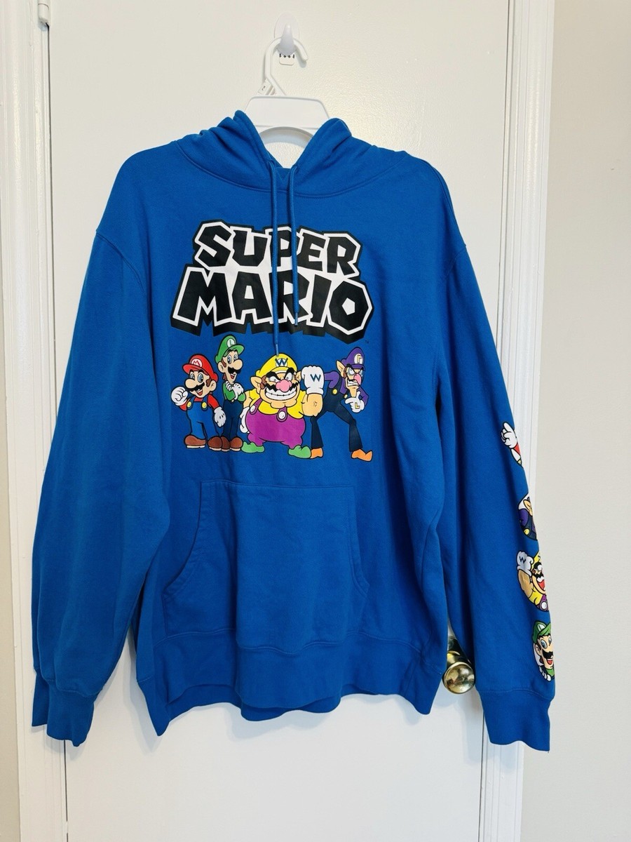 Pullover Hoodie Puma Nintendo Hoodie Medical Devices Super Mario 64 Hoodie  Puma Nintendo Super Mario